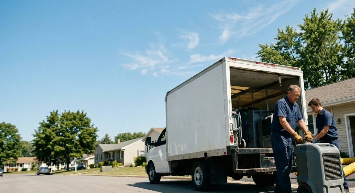 Water Damage Cleanup in Huntingburg, IN near me
